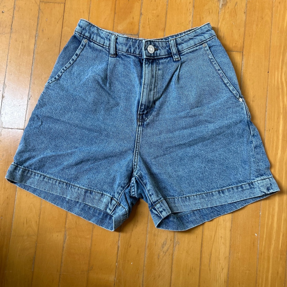 Mango Blue Jean Shorts